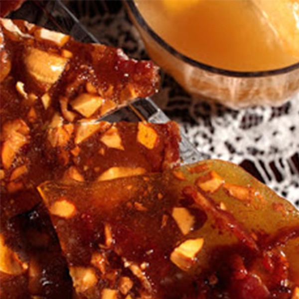 Toasted Cashew and Bacon Brittle